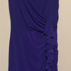 Ralph Lauren Asymmetrical Purple Dress